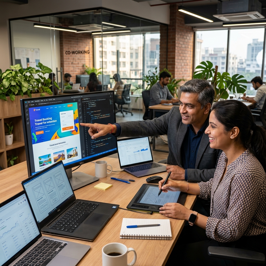 About Digital Web Track Team & Office Delhi