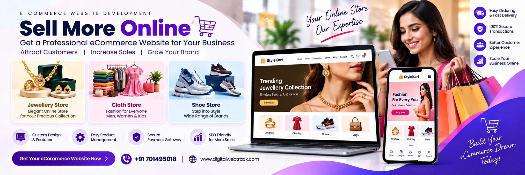 Custom eCommerce Solutions Delhi