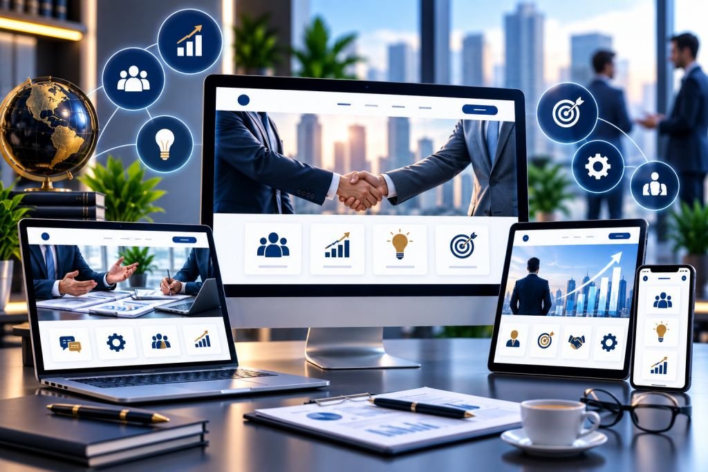 Corporate Advisory and Business Consultancy Web Portal Development
