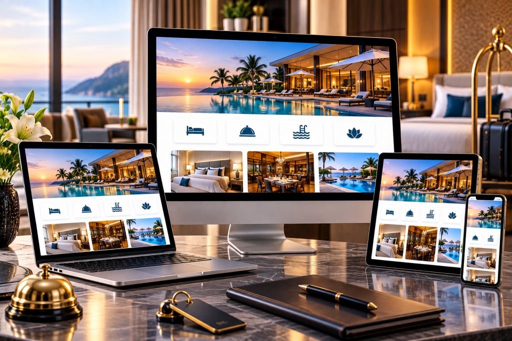Hotel and Luxury Resort Website Design in Faridabad - Booking System