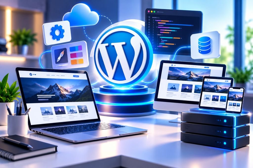 Custom WordPress Web Design Services Faridabad - Digital Web Track